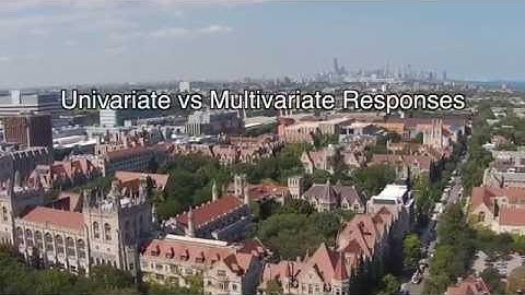 3.8 Univariate vs Multivariate Responses