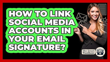 How To Link Social Media Accounts In Your Email Signature?