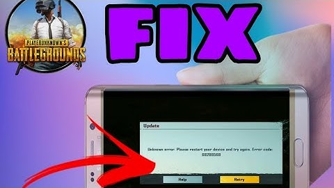 Unknown error please restart your device and try again error code || pubg mobile login problem solve