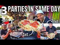 350 PIZZAS MADE IN 3 DIFFERENT PARTIES IN SAME DAY!
