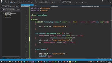 Classes  - Move Constructors