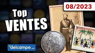 Top sales on Delcampe (August 2023) | The collectables of the marketplace