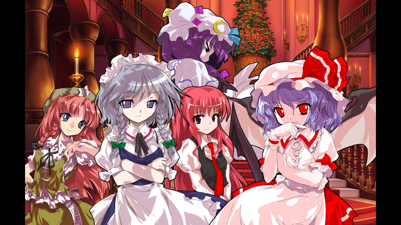Scarlet Gensokyo【Hard 1CC&Lunatic 3CC】（上） - YouTube