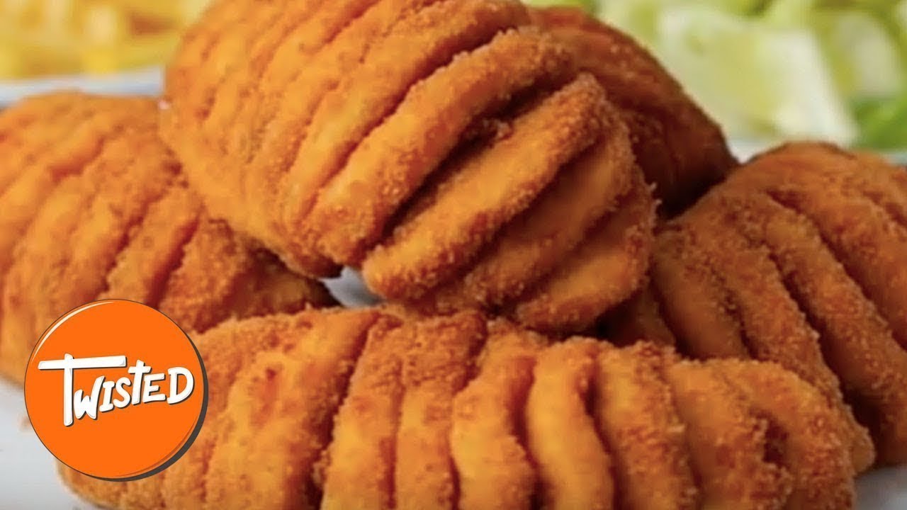Homemade Hasselback Fried Chicken Comfort Food Ideas Twisted