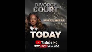Don’t say we didn’t warn you— #DivorceCourt LIVE 5pm