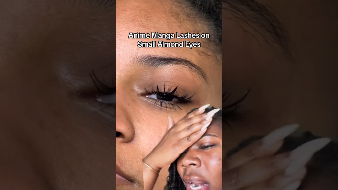 Anime Manhwa Lashes on Small Eyes 