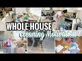 WHOLE HOUSE CLEAN WITH ME | MESSY HOUSE | CLEANING MOTIVATION