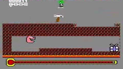 Thing on a Spring comparisons on the C64 and Amstrad