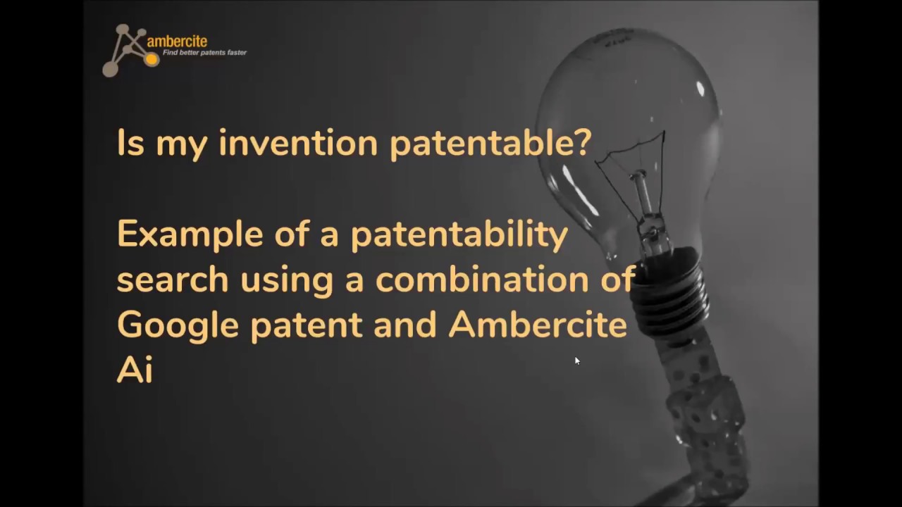 Is my invention patentable? The easy way to do a novelty patent search YouTube