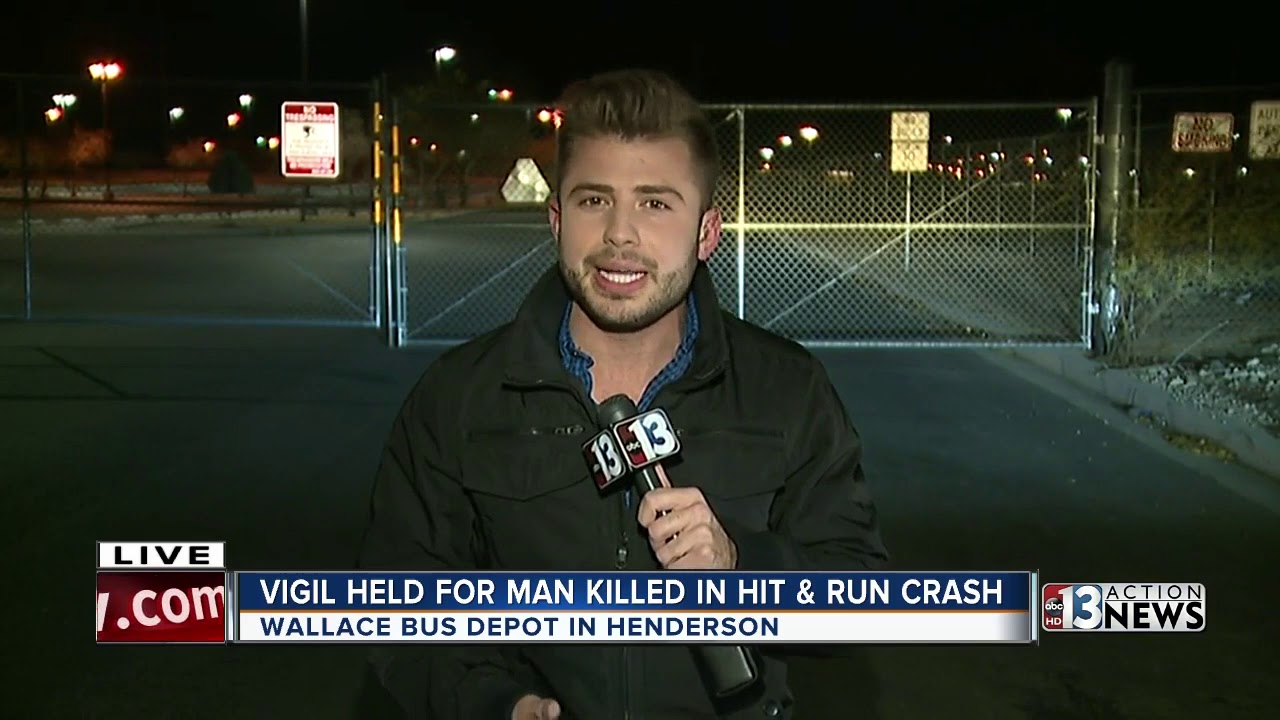 Vigil held for man killed in hit and run crash - YouTube
