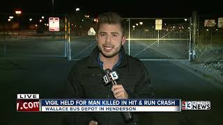 Vigil held for man killed in hit and run crash