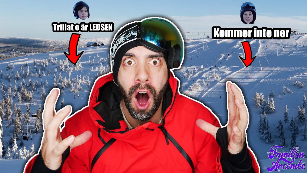 KAOS i SÄLEN med Familjen, Första gången på SKIDOR - VLOGG