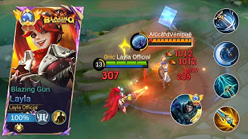 GLOBAL LAYLA NEW ABNORMAL BURST DAMAGE BUILD!🔥 (must try) LAYLA BEST 1 HIT BUILD 2025!!