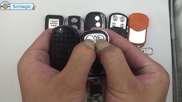 SMG 002 How to Use Blue light 433 92Mhz Wireless Remote Control Duplicator
