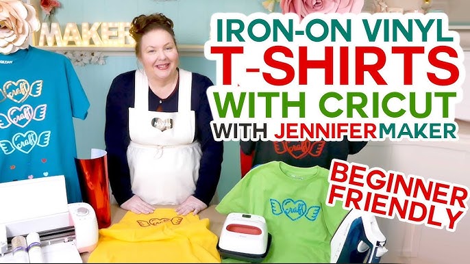 Cricut Tutorial: How to Make your First shirt using Iron on Vinyl! 