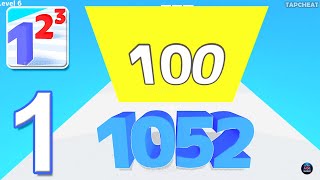 Number Master: Run and Merge - Gameplay Walkthrough Part 1 - Merge Numbers (Android, iOS) screenshot 2
