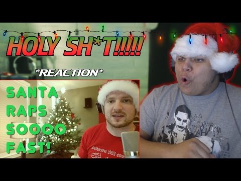 Santa Raps SO Fast!!! (NEW WORLD RECORD!) *REACTION* with Attempting