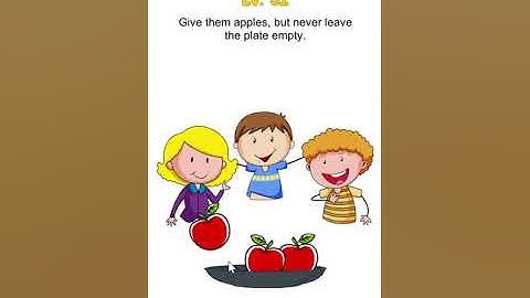 Give them apples but never leave the plate empty Level 51 Brain Test Game #gameplay #braintestgame