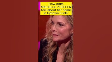 Does Michelle Pfeiffer like it? How she feels about Uptown Funk. #brunomars #uptownfunk