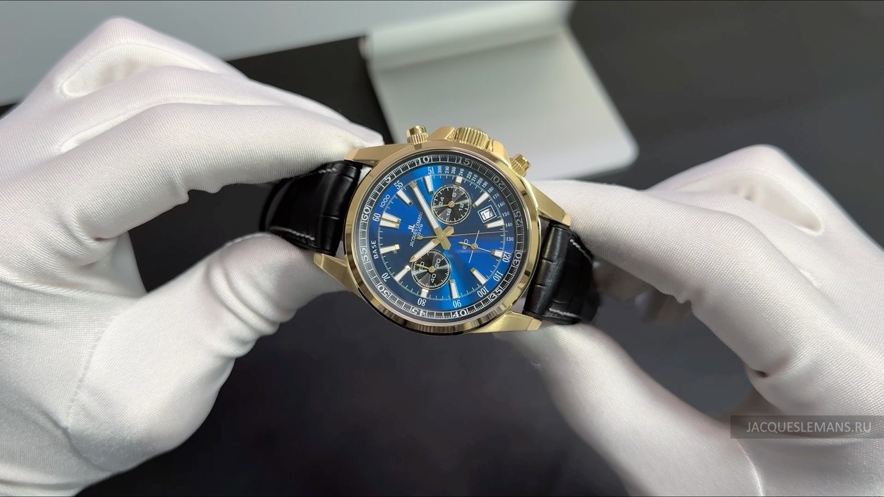 Jacques Lemans 1-2117ZH watch - YouTube