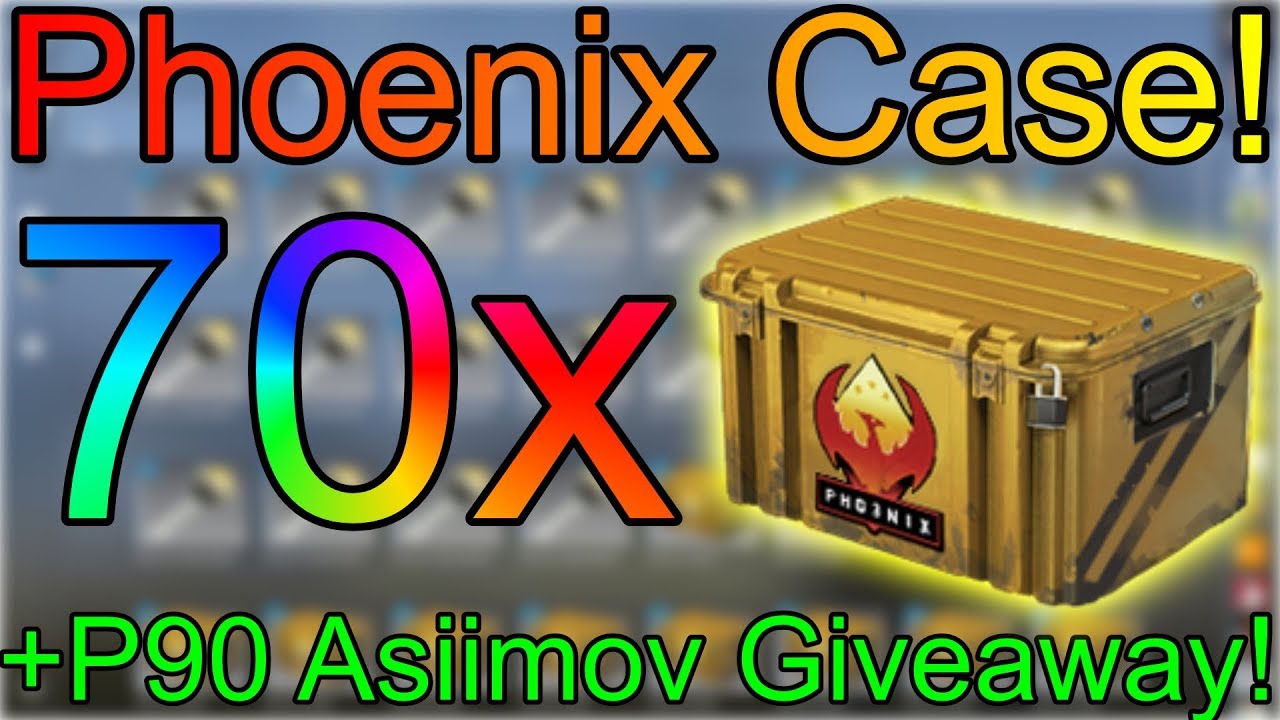 CS:GO Case Opening! 70x Phoenix Case! + StatTrak P90 Asiimov ft ...