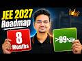 JEE 2027 Roadmap 8 Month Plan | Score 99%ile | 11th Wasted Crack IIT in first attmept from Now