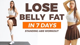 Get a Flat Stomach Fast 🔥 30-Min Standing Abs Workout |  No Equipment, No Jumping  / Elsa Fit