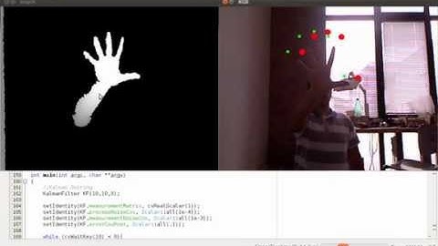 Fingertip tracking with Kinect