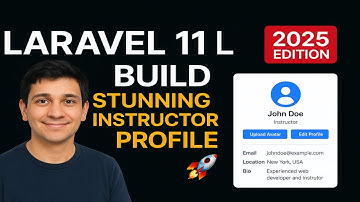 🔥How to Build a Dynamic Instructor Profile in Laravel 11 | Complete LMS Project (FREE Source Code!)