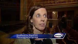Funeral services held for Strafford County K-9