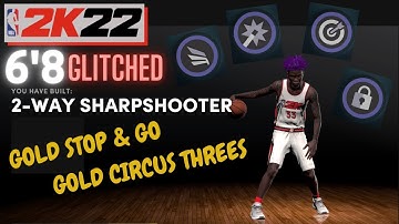 BEST 2 WAY SHARPSHOOTER GLITCHED BUILD! NBA 2K22 NEXT GEN!