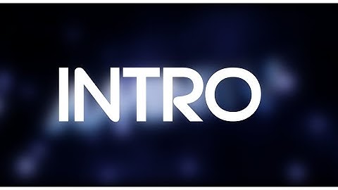 Intro Aminity/by ElementFX