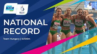 Women&#39;s 4x100m Relay (HUN) | Event Highlights | Day 2 Division 2 | Silesia 2023