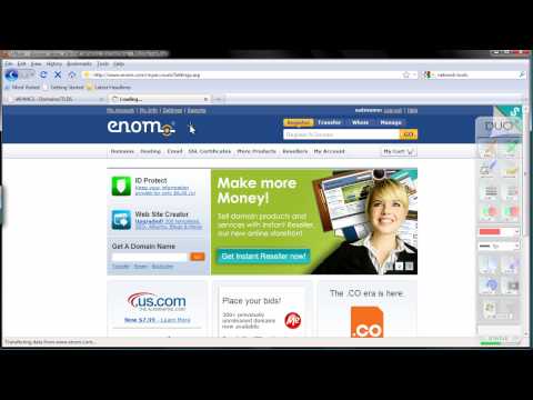 Setting up domain registration service in WHMCS using enom