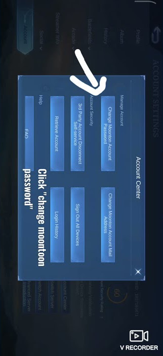 How to change moontoon acc password. Like and subscribe for more video!