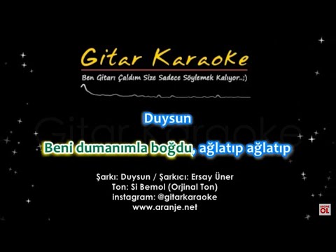 Duysun - Gitar Karaoke #5 Ayrı Ton (Ersay Üner)