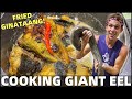 GIANT PHILIPPINES EEL COOKING - Rare River Fish In Davao Philippines