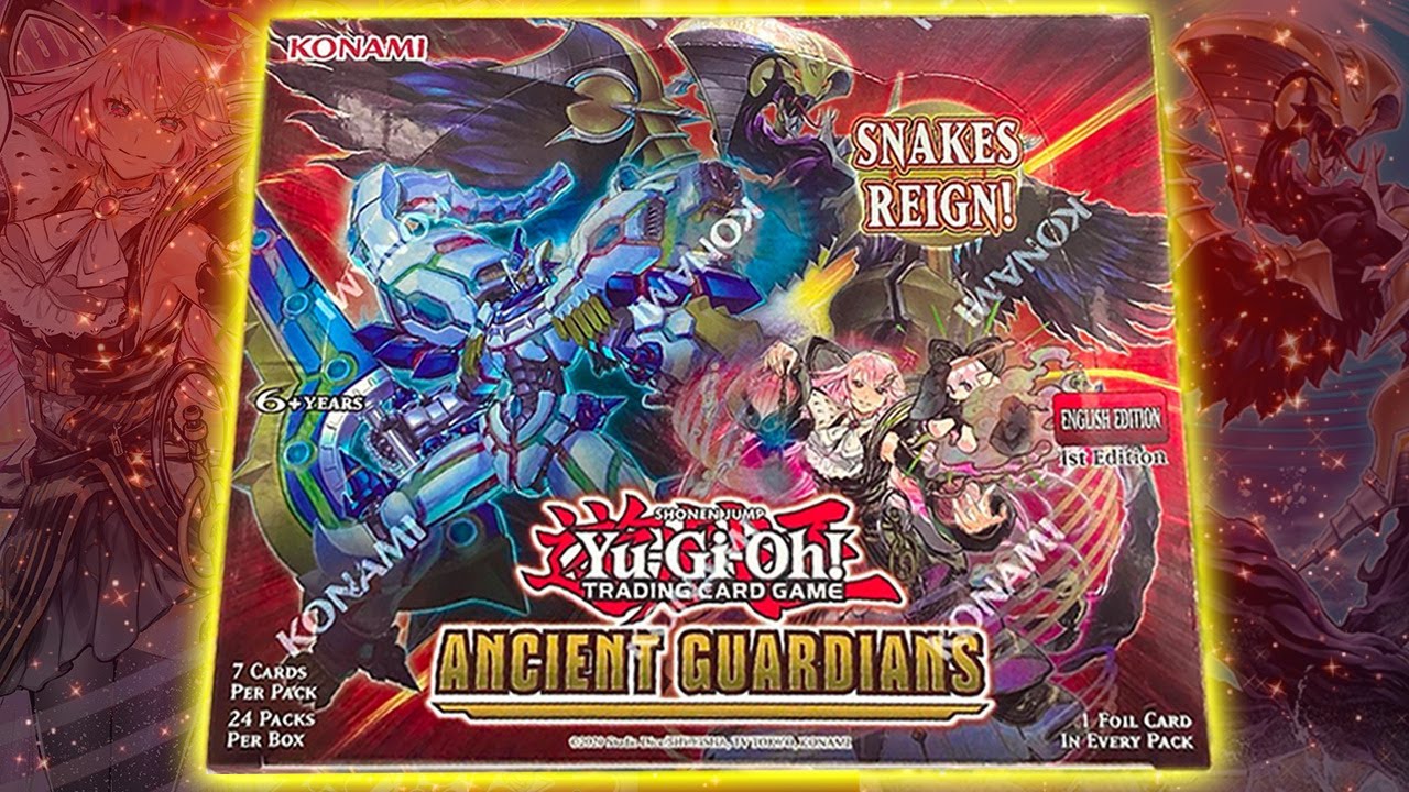 yugioh ancient guardians cards ANGU-EN001 - Nunu, the Ogdoadic Remnant - Super Rare new harmony Yu-Gi-Oh Ancient Guardians Booster Box