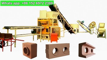 SYN4-5 4 pcs/mold hydraulic press lego brick making machine, automatic interlocking block machine