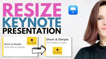 How to Resize Keynote Presentation