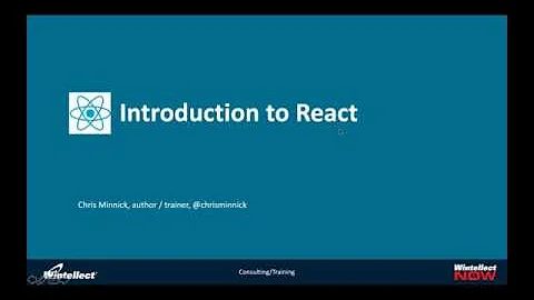 Introduction to React with Chris Minnick