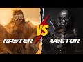 How to Know When to Use Raster or Vector Illustrations