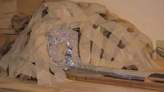 Getting plastered in the mountains--using plaster cloth for model RR scenery
