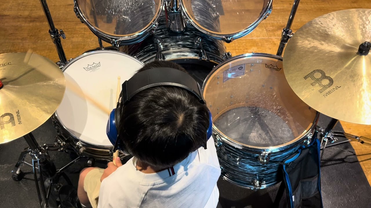 2オクターブのタンクドラム Tank Drum Tank! | 7-Year-Old Drum Beat Cover | Cowboy Bebop | SEATBELTS