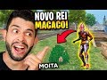 O MAIS TROLL?!? JÁ USEI O NOVO PERSONAGEM REI MACACO DO FREE FIRE!!!