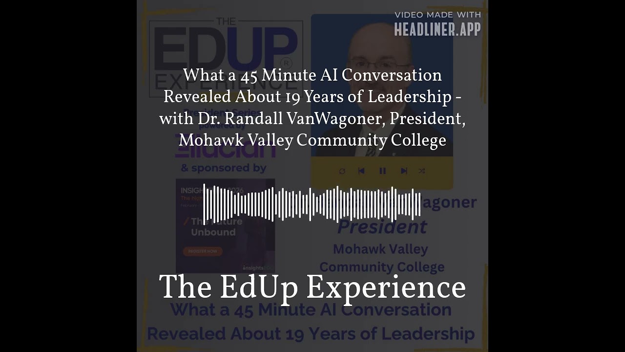 What a 45 Minute AI Conversation Revealed About 19 Years of Leadership - with Dr. Randall...