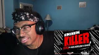 THEY SNAPPED!! Eminem - Killer (Remix) [Official Audio] ft. Jack Harlow, Cordae | Reaction