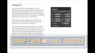 Drop Caps & Pull Quotes