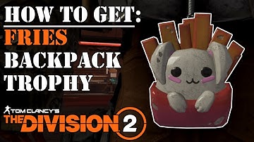 Detention Center Rescue - Backpack Trophy (Classified Assignment) | The Division 2