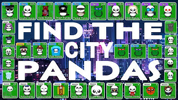Roblox Find The Pandas How To Find All The City Pandas Tutorial!